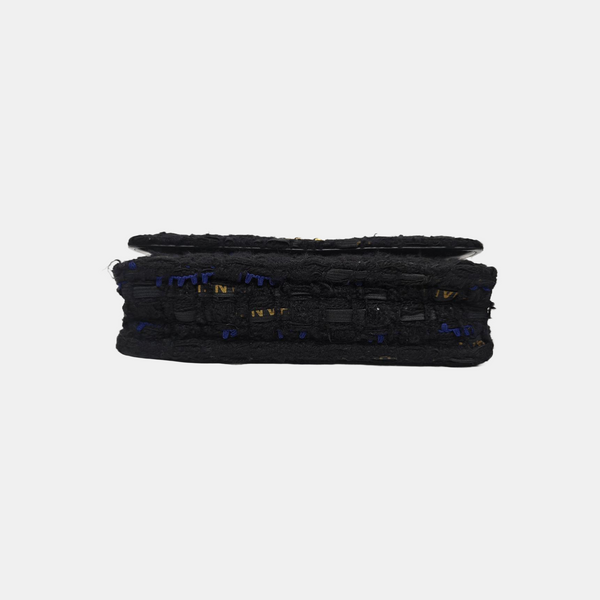 CHANEL 19 WOC Quilted Wool Black