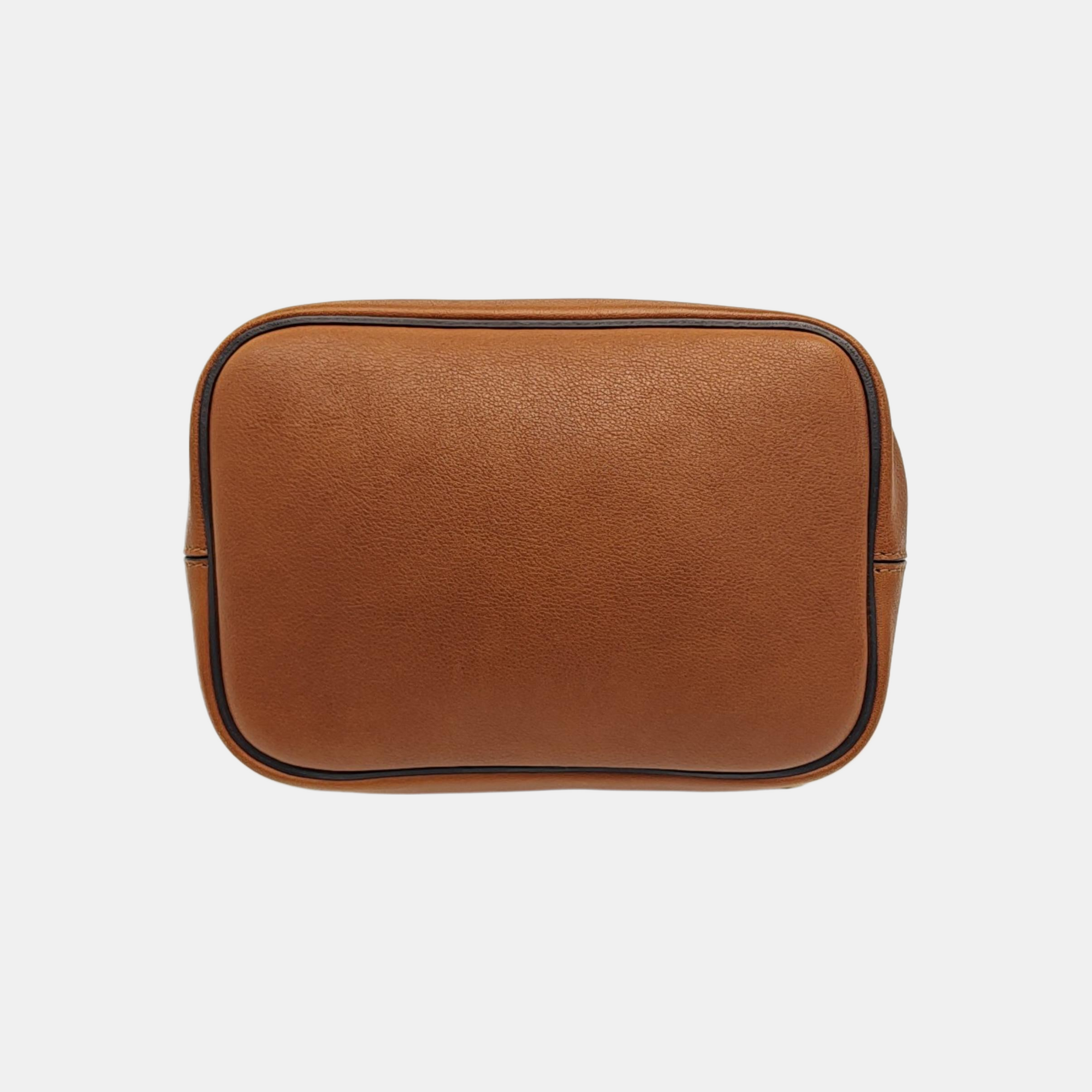 Faye Small Calfskin Brown