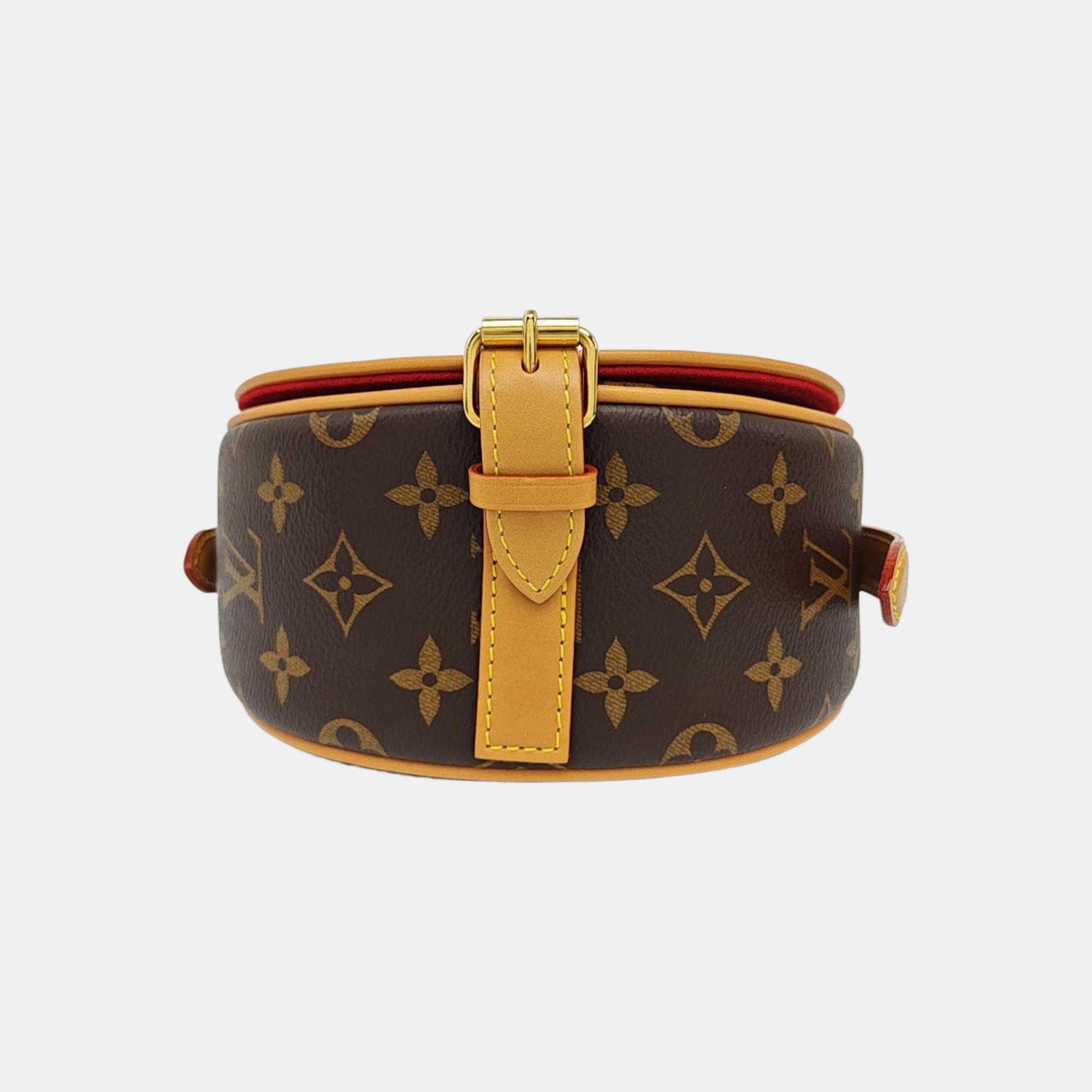 TAMBOURINE Monogram Coated Canvas Brown