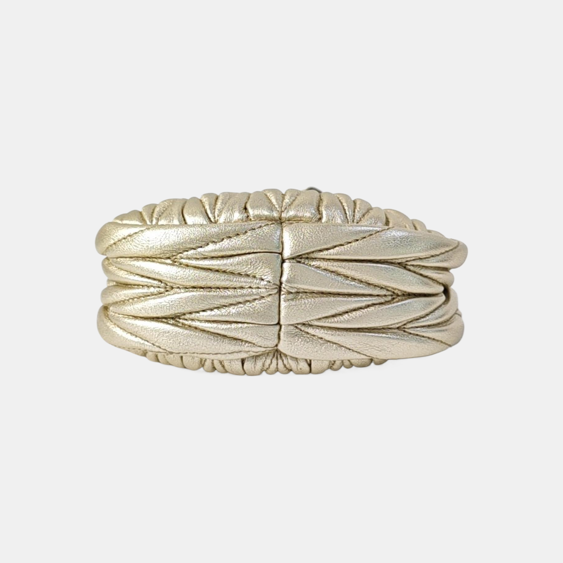 Wander Matelassé Super Mini Quilted Lambskin Beige