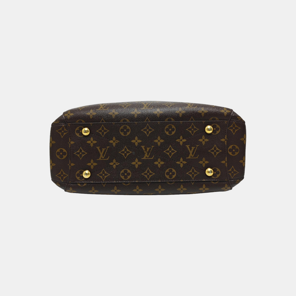 MONTAIGNE GM Monogram Coated Canvas Brown