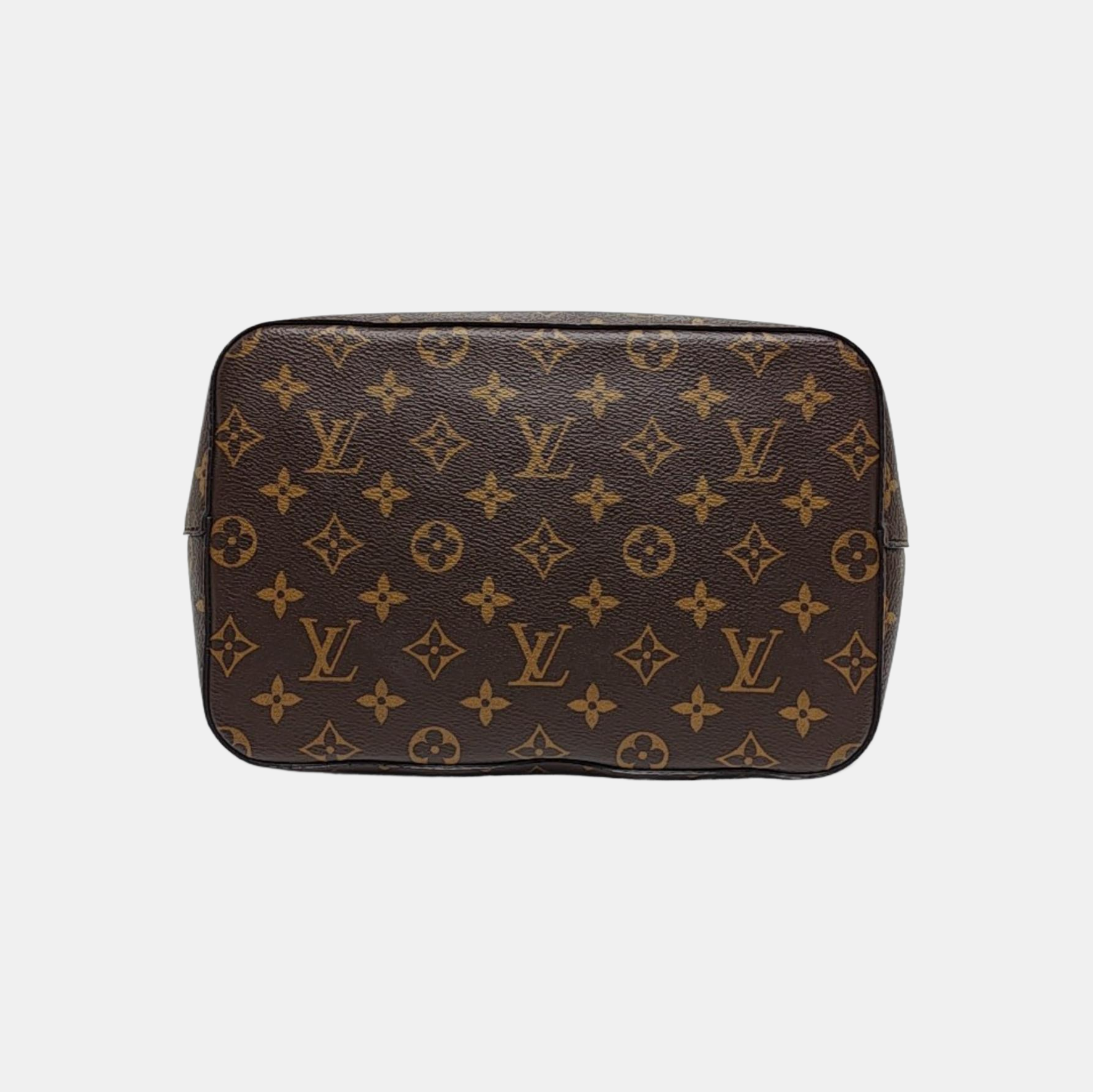NÉONOÉ MM Monogram Coated Canvas Brown