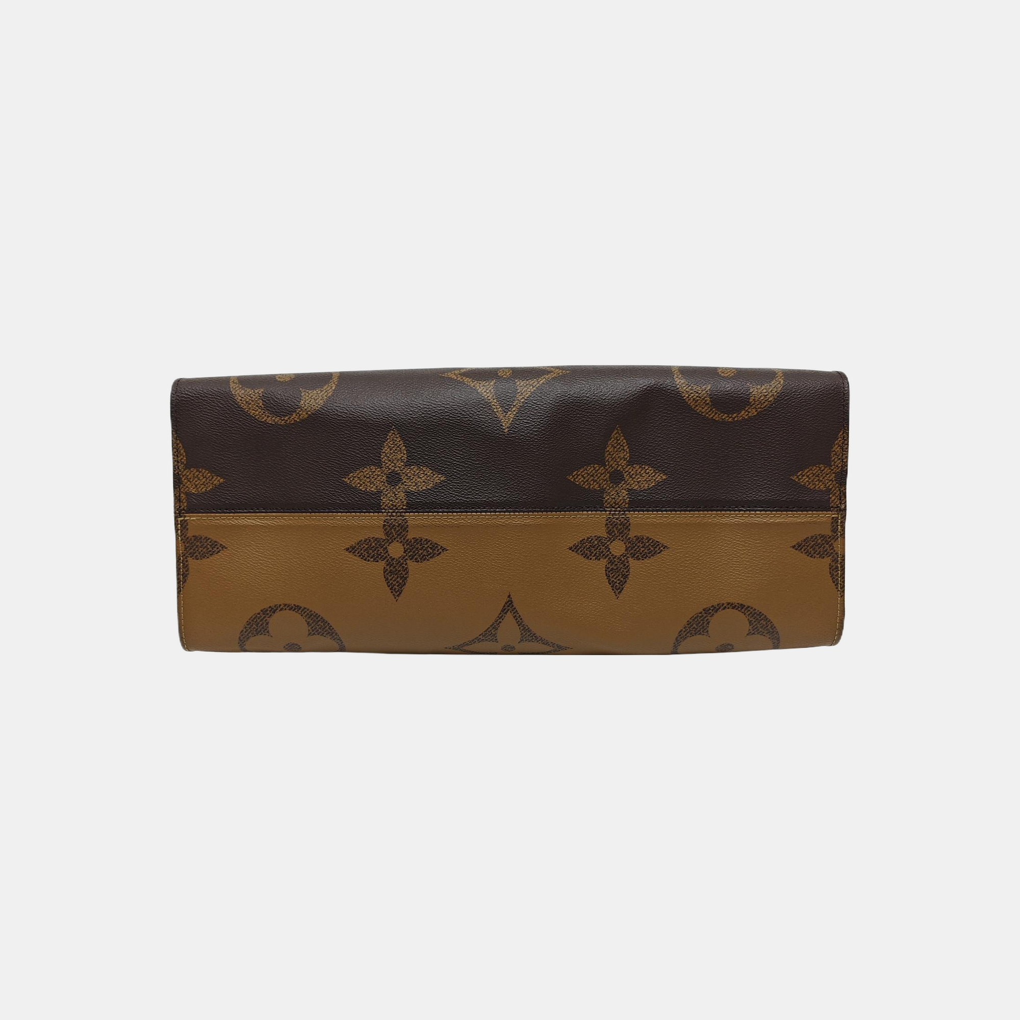 Authenticated pre-owned  ONTHEGO GM Monogram Coated Canvas Brown - Tote Bag at Looply