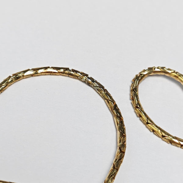 Dio(r)evolution Metal Gold Necklace