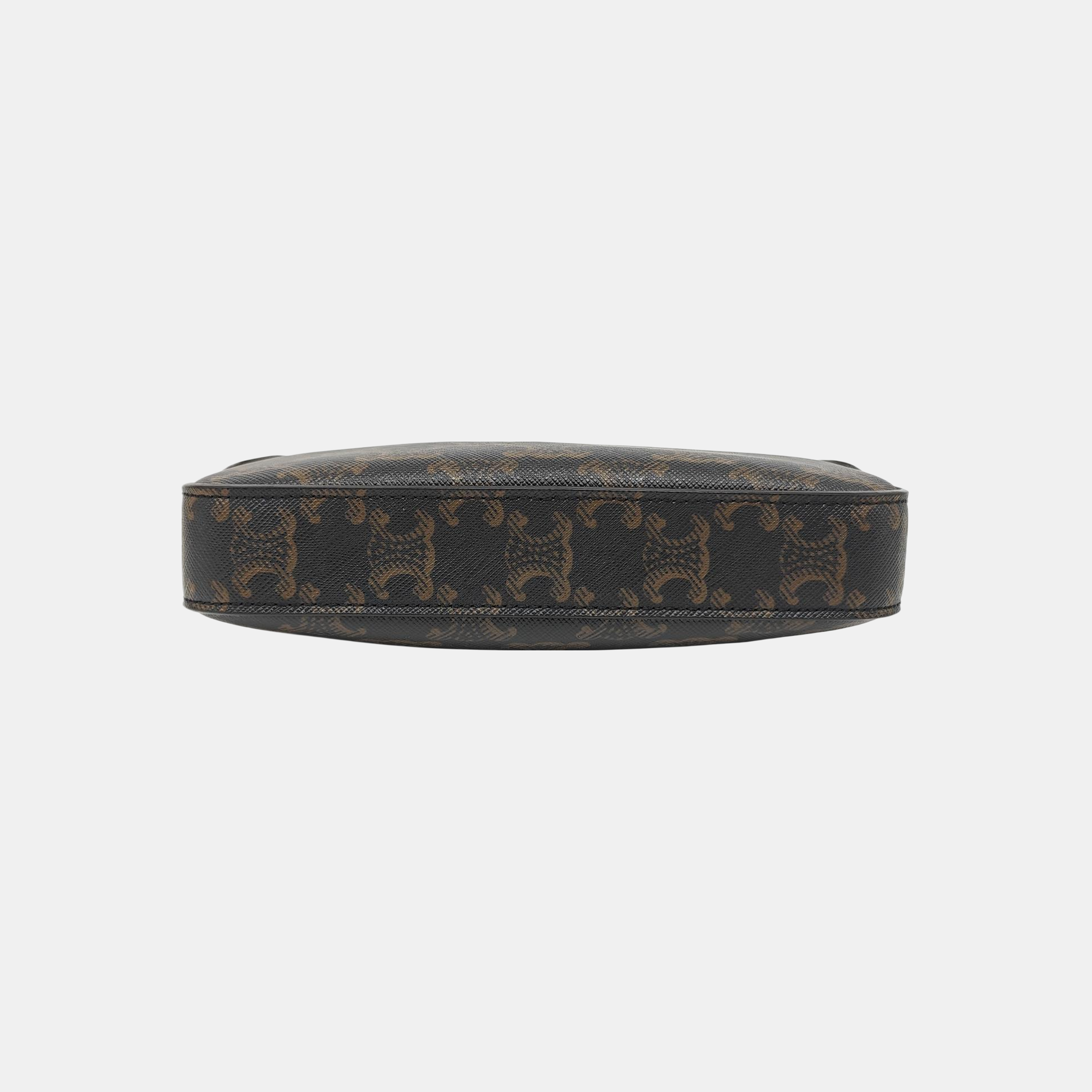 Authenticated pre-owned  TRIOMPHE CANVAS Small Coated Canvas Brown - Belt Bag at Looply