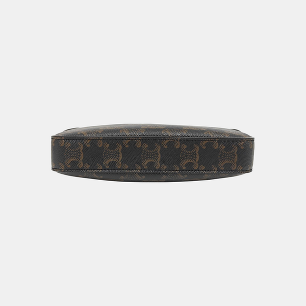 Authenticated pre-owned  TRIOMPHE CANVAS Small Coated Canvas Brown - Belt Bag at Looply