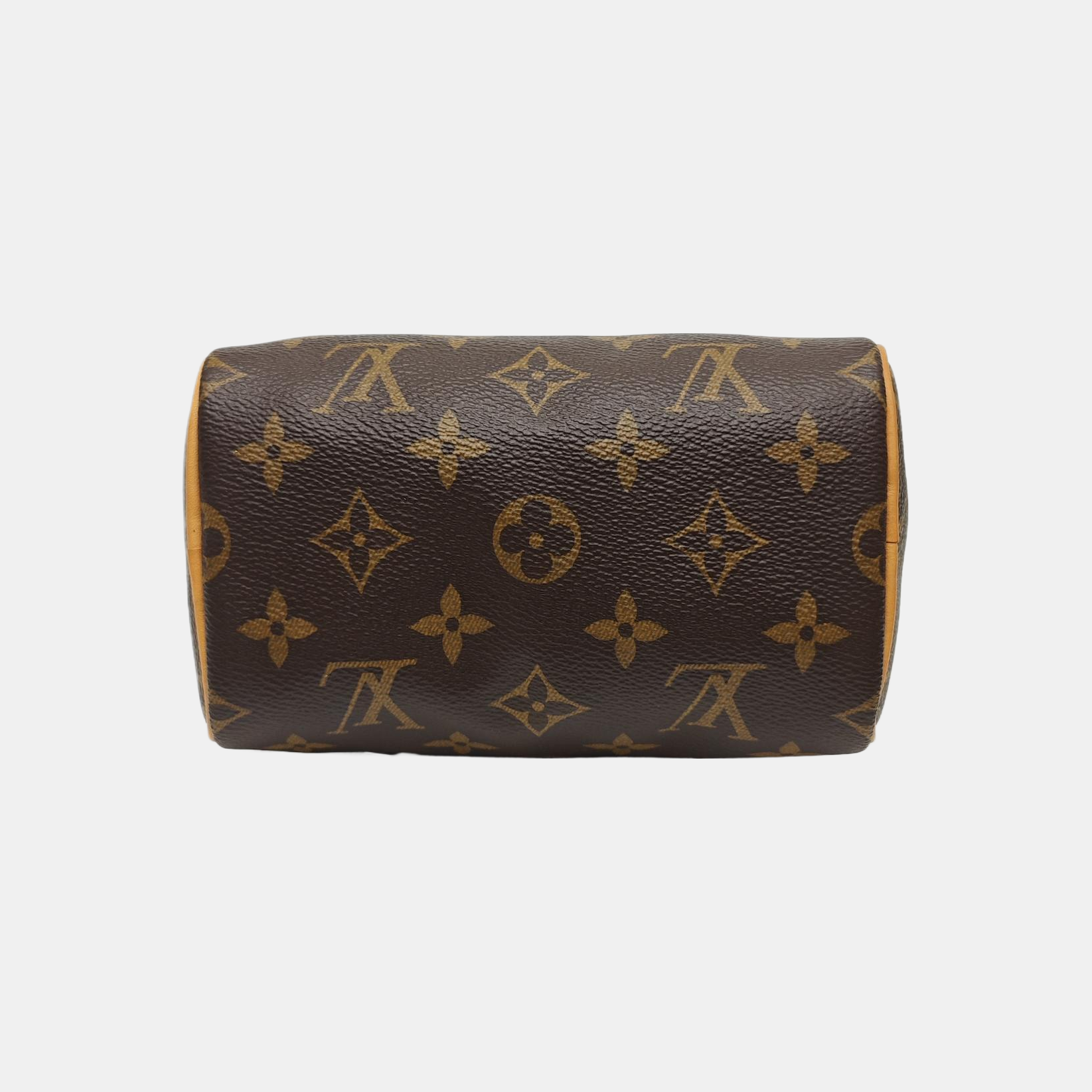 SPEEDY Nano Monogram Coated Canvas Brown