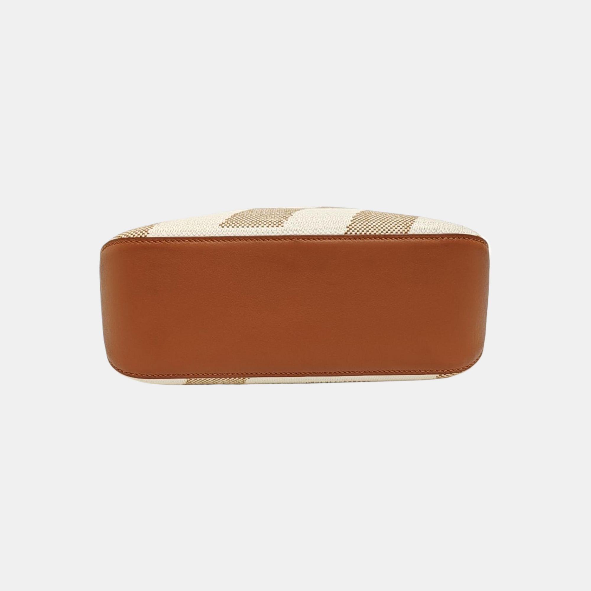 Cabas H En Biais 25 Canvas White
