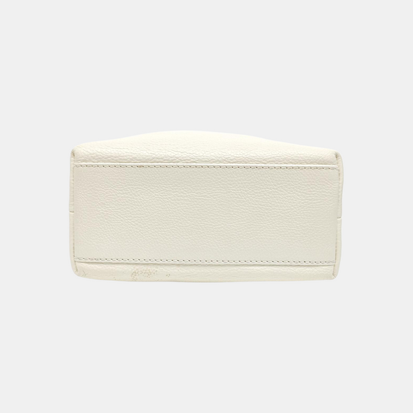 Shopping Bag Super Mini Calfskin White