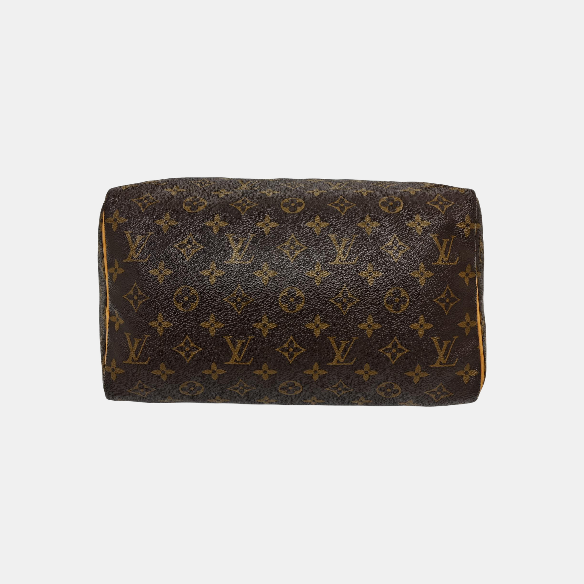 SPEEDY 30 Monogram Coated Canvas Brown