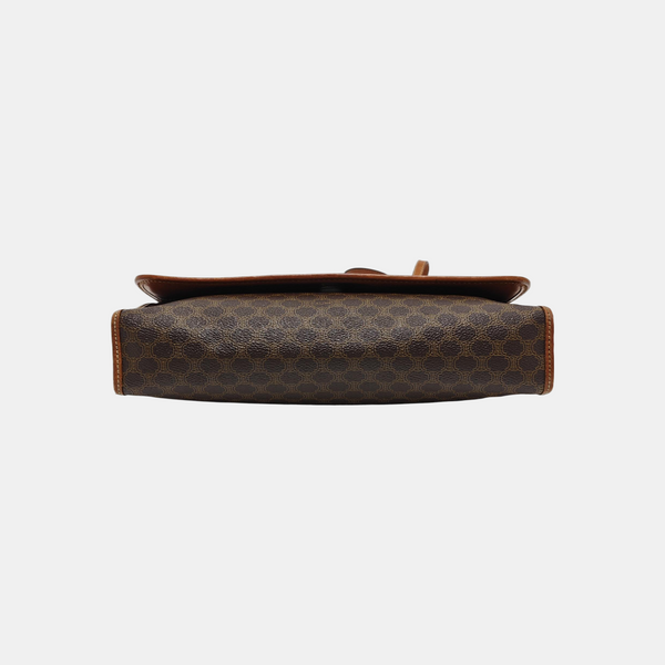 TRIOMPHE ROUND Coated Canvas Brown