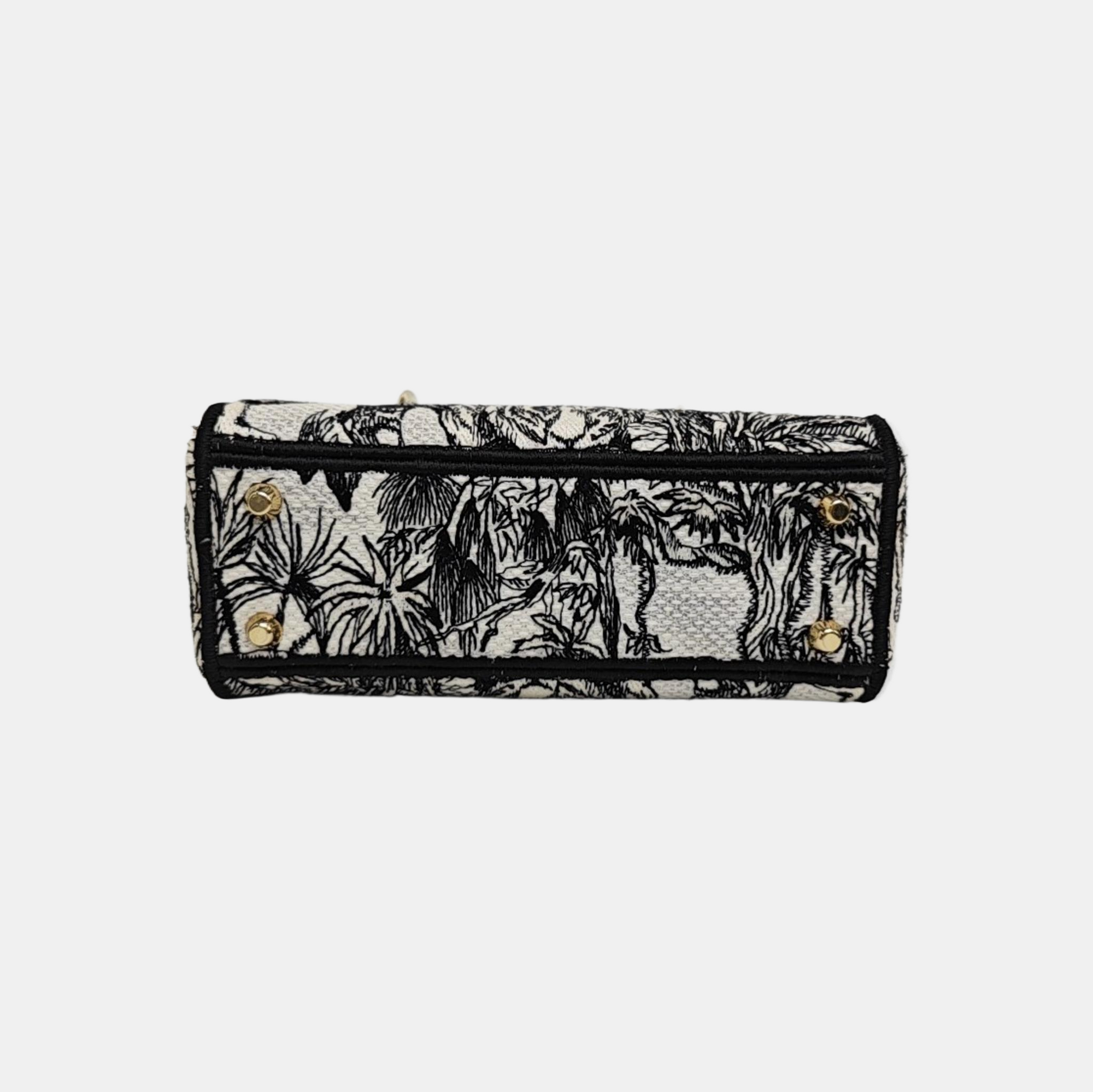 Lady Dior Mini Canvas Multicolor