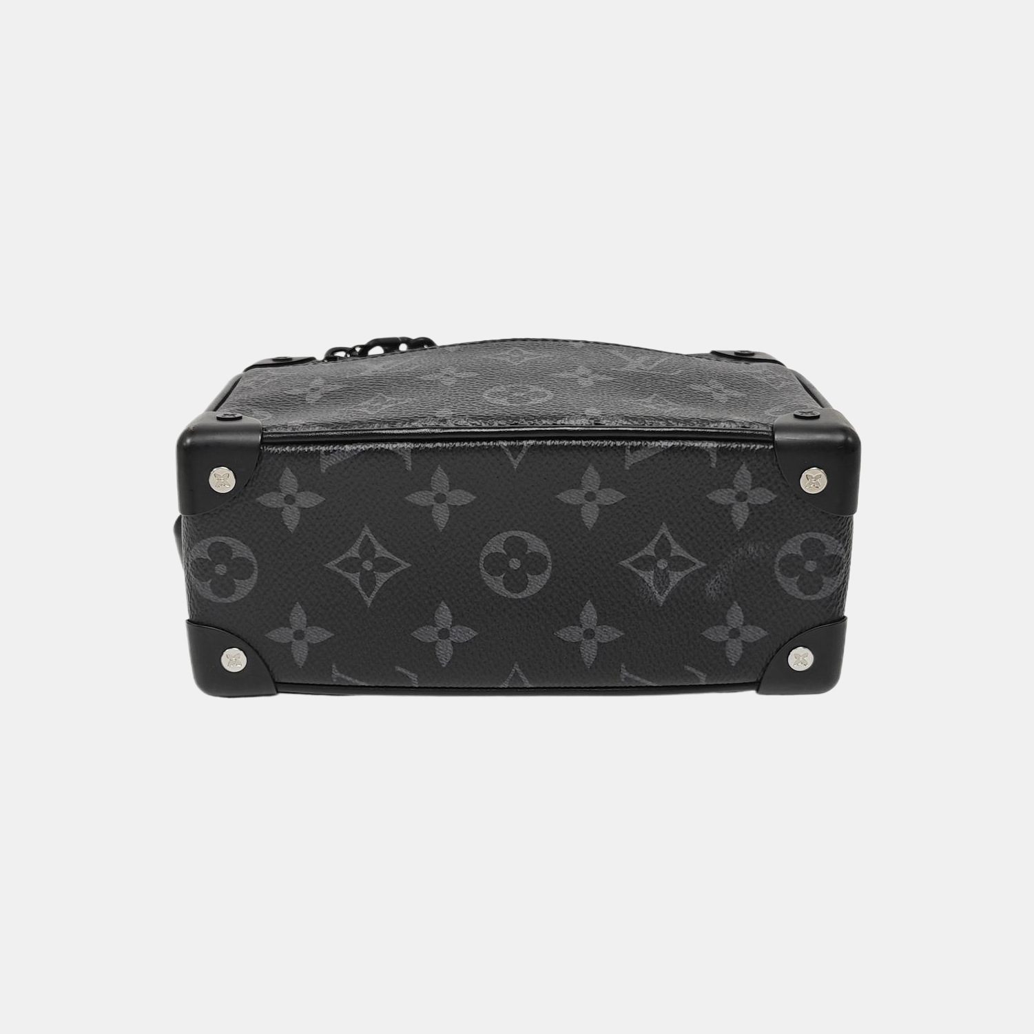 SOFT TRUNK Mini Monogram Coated Canvas Black