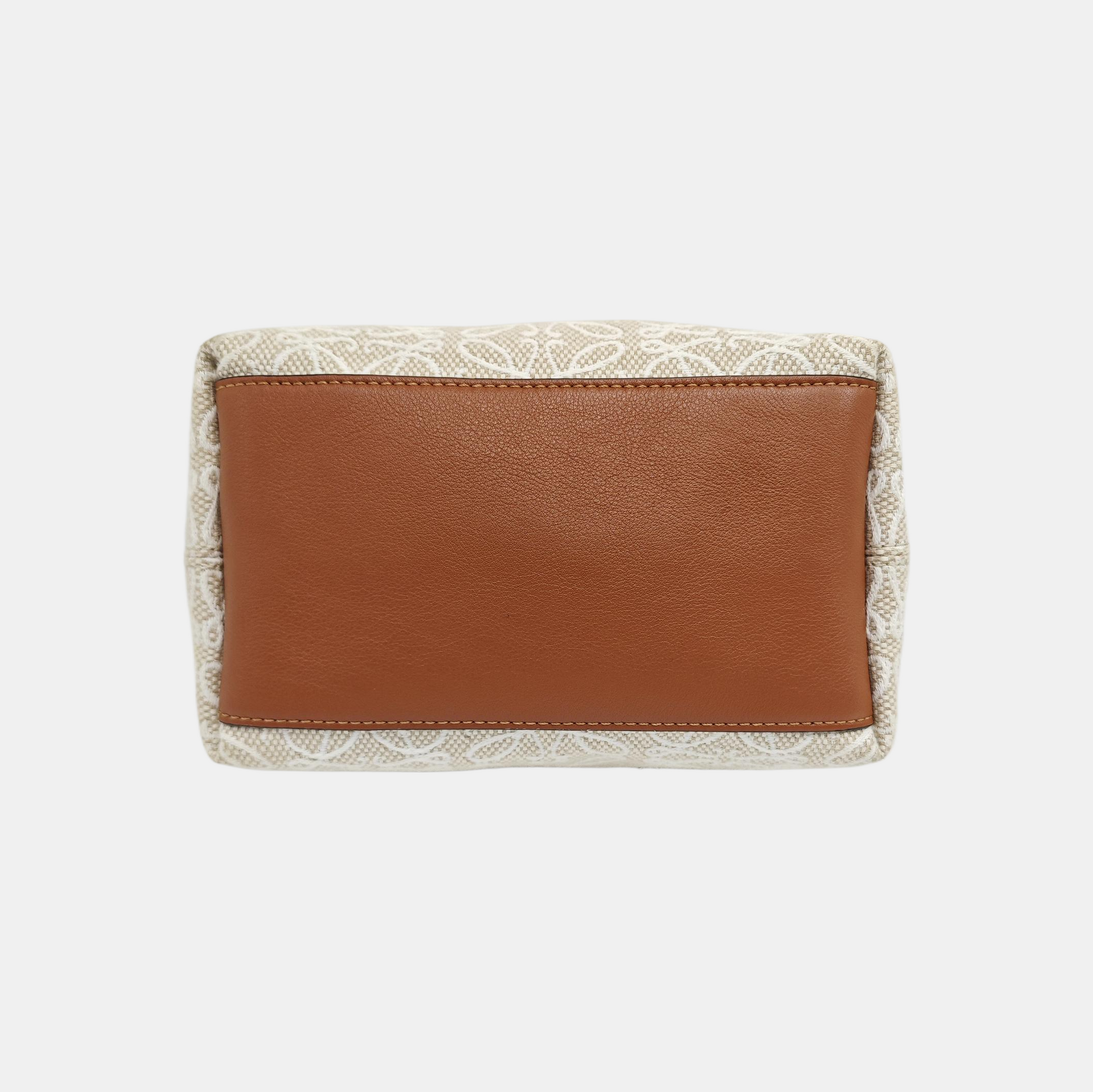 Anagram Small Monogram Canvas Beige
