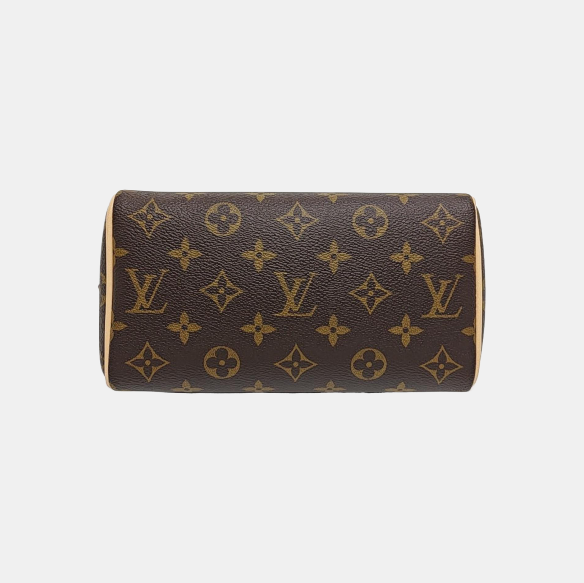 SPEEDY 20 Monogram Coated Canvas Brown