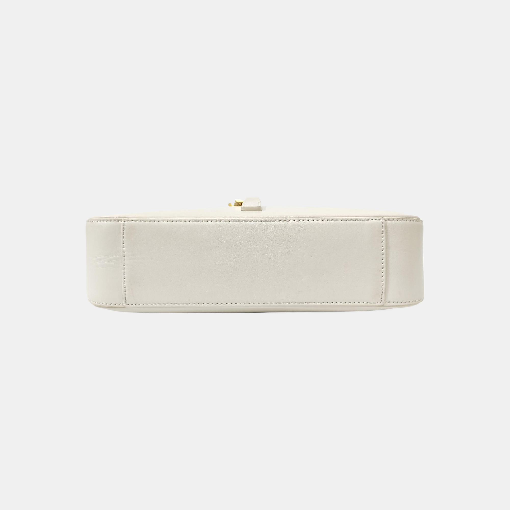 LE 5 À 7 Small Calfskin White
