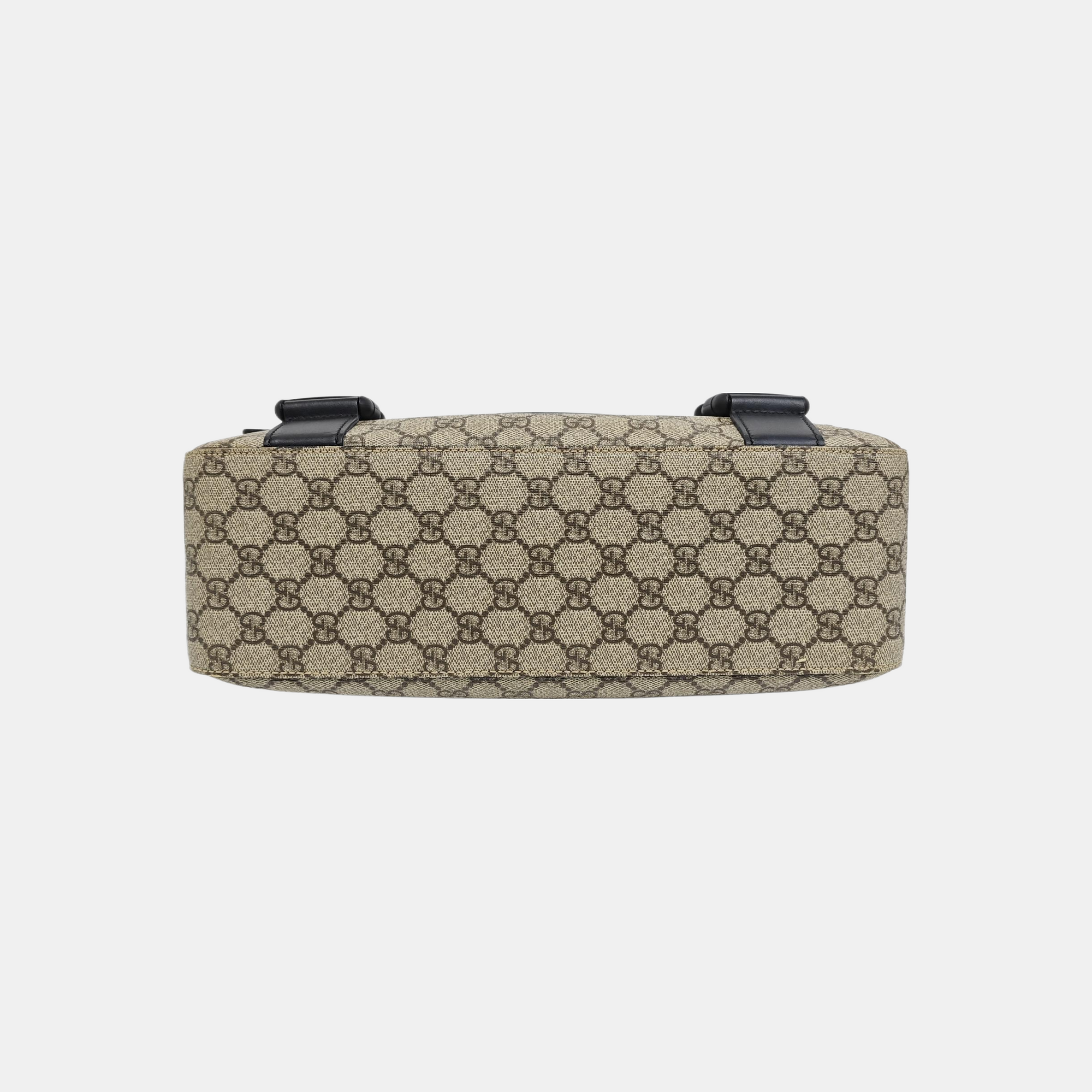 Monogram Coated Canvas Shoulder Bag Beige
