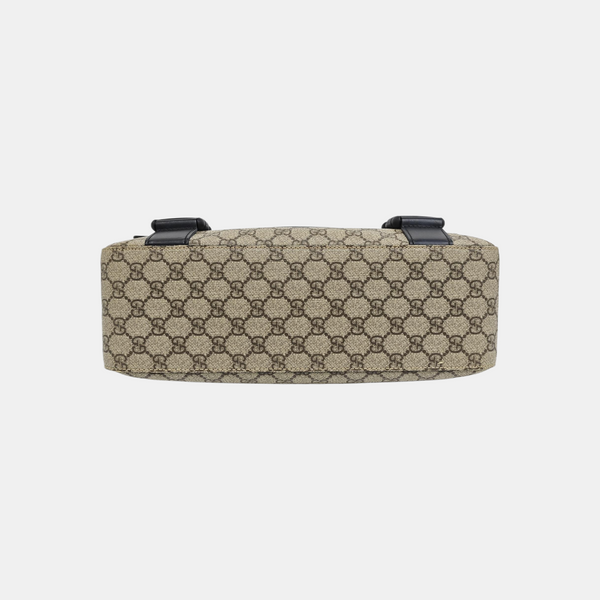 Monogram Coated Canvas Shoulder Bag Beige