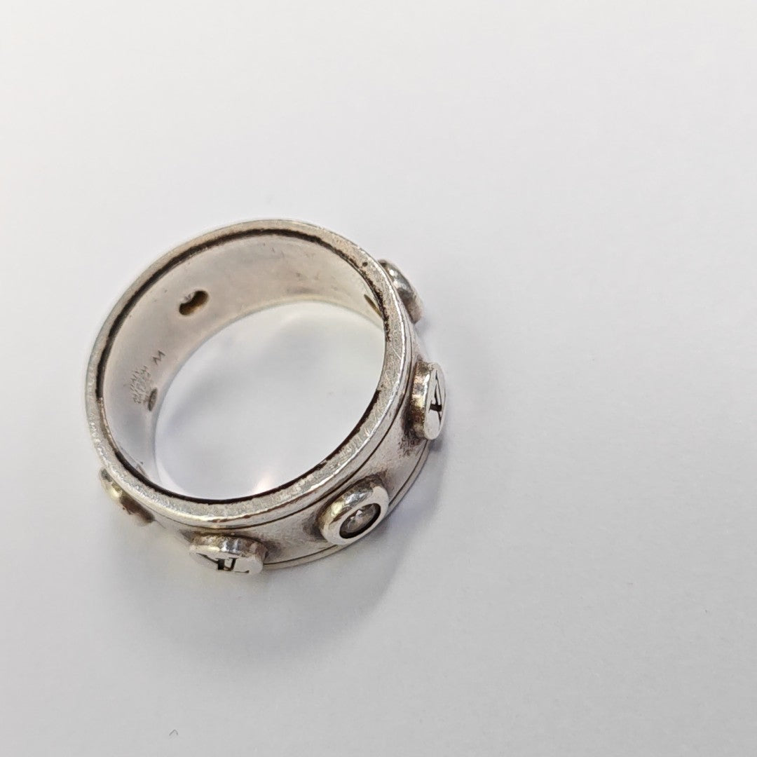 Metal Silver Ring EU 61