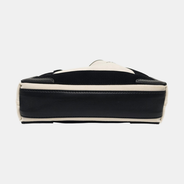 Navy Mini Canvas White
