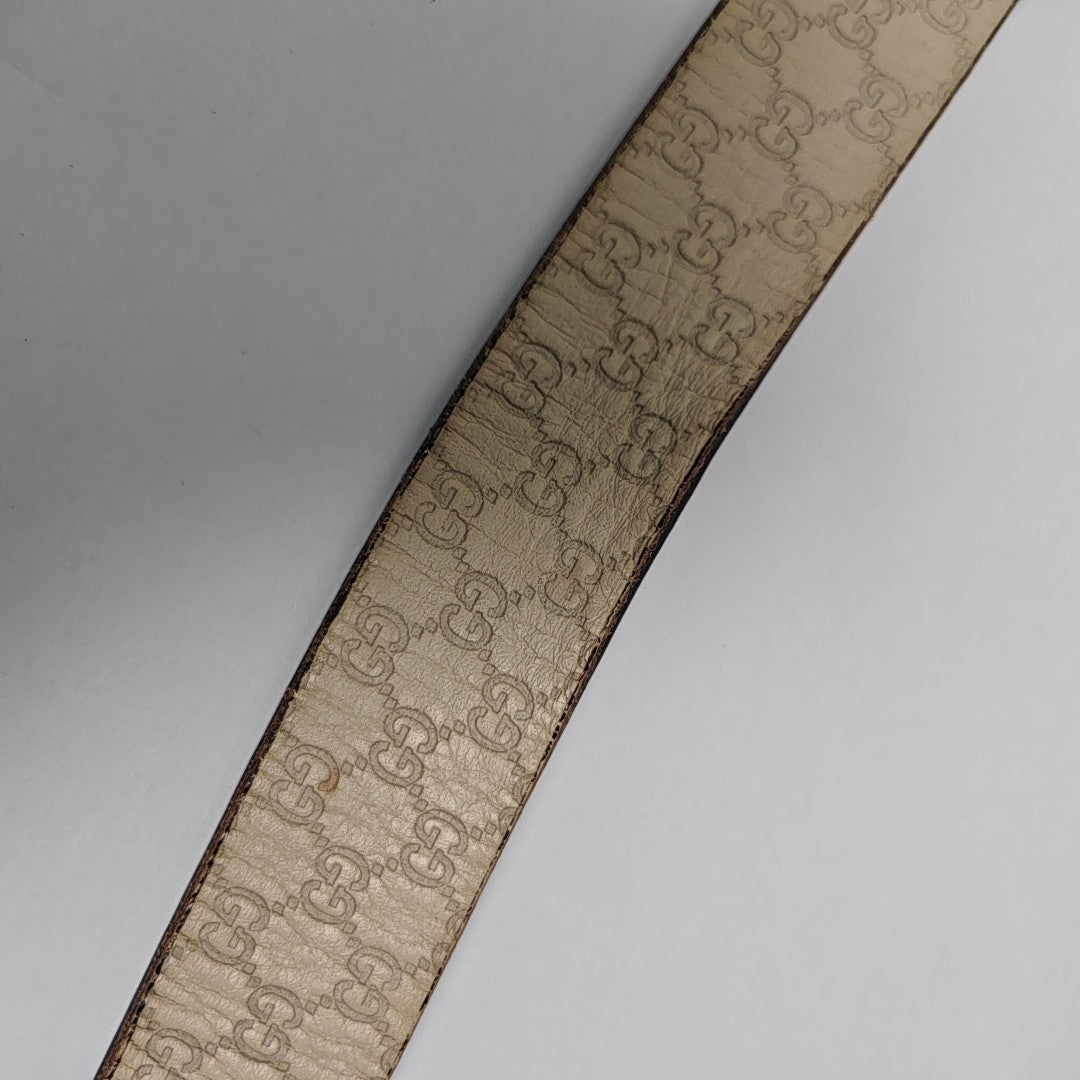 Leather Belt White