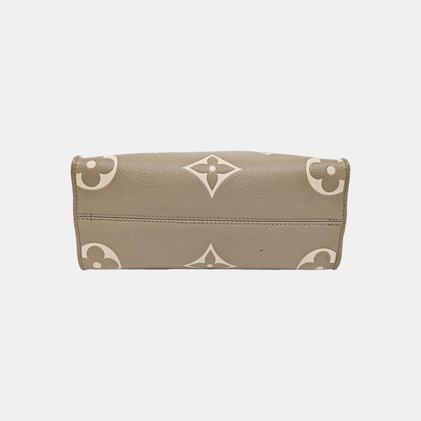 ONTHEGO PM Monogram Calfskin Gray