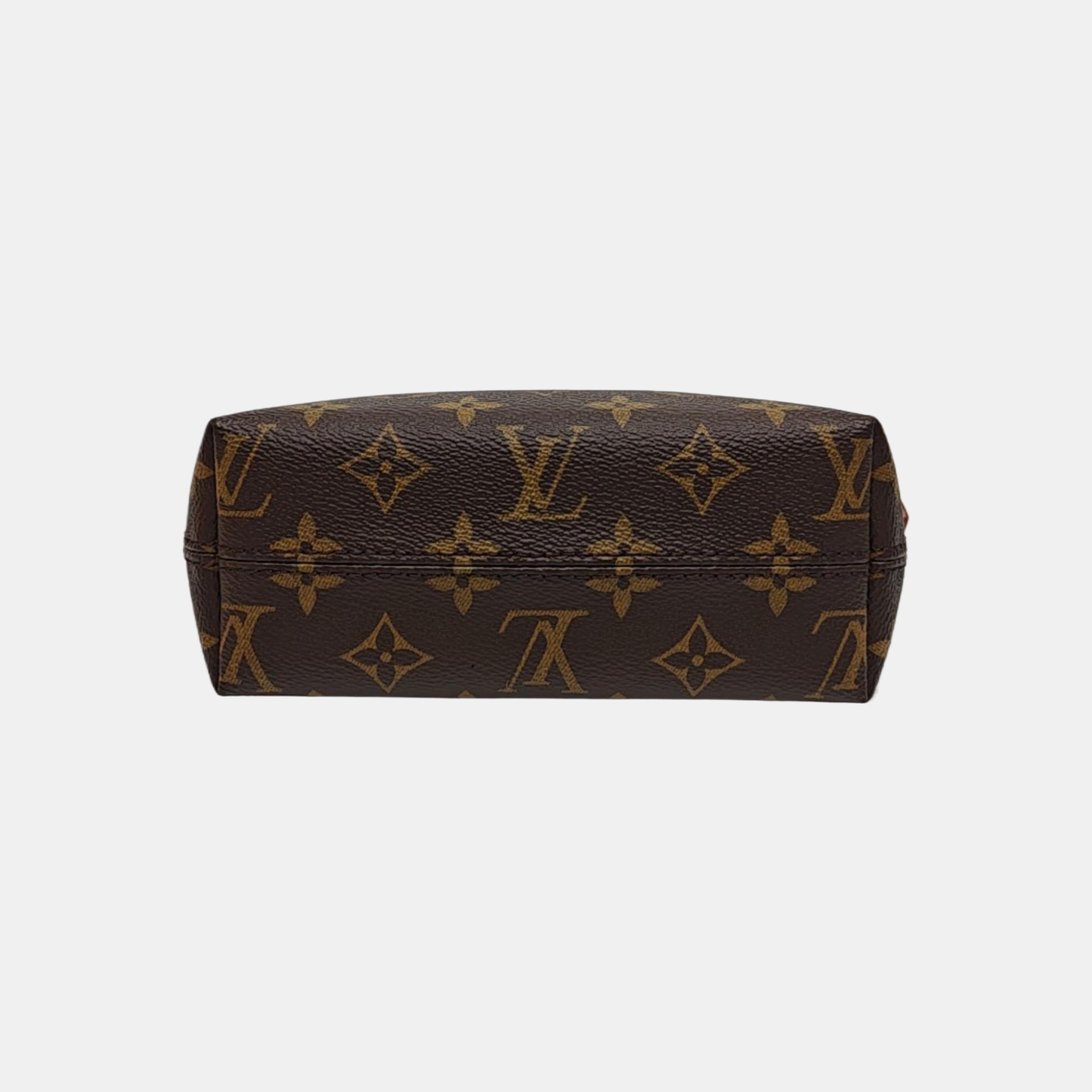 HILLS Monogram Coated Canvas Brown