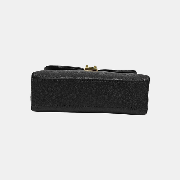 MADELEINE Nano Monogram Calfskin Black