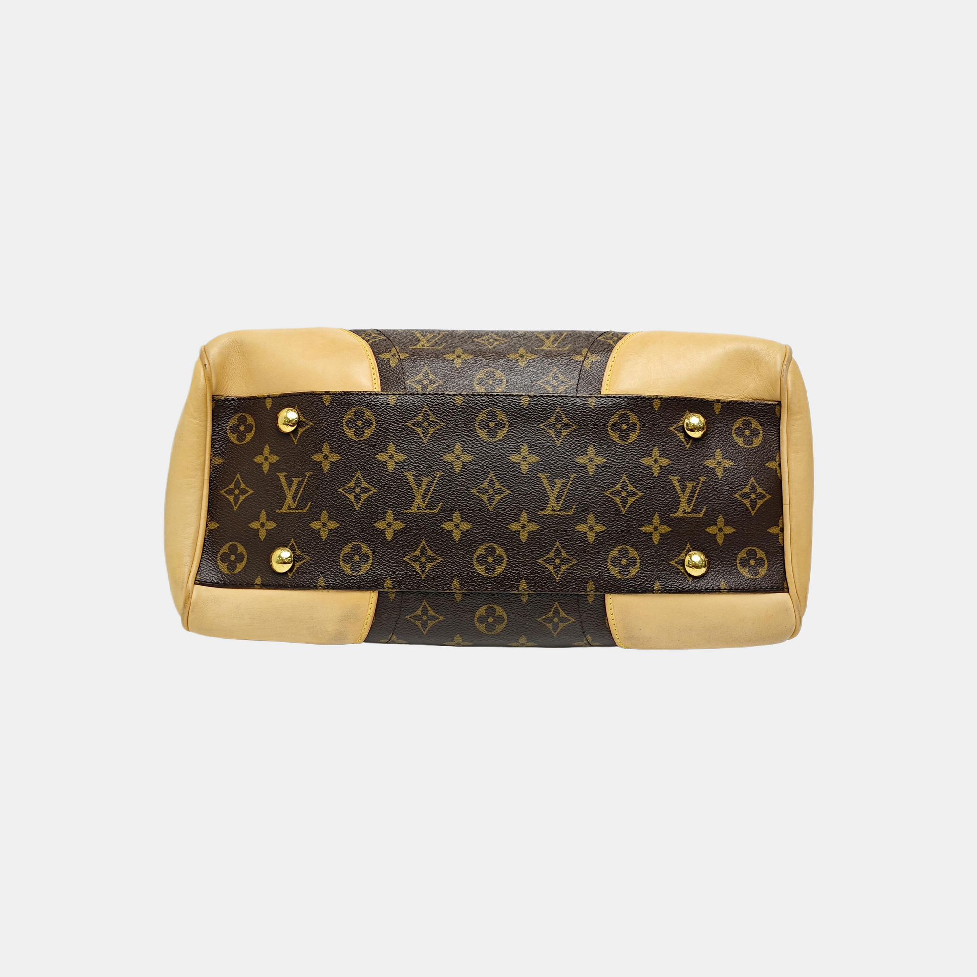 BEVERLY Monogram Coated Canvas Brown