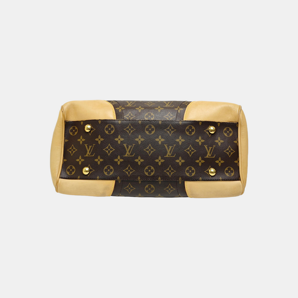 BEVERLY Monogram Coated Canvas Brown