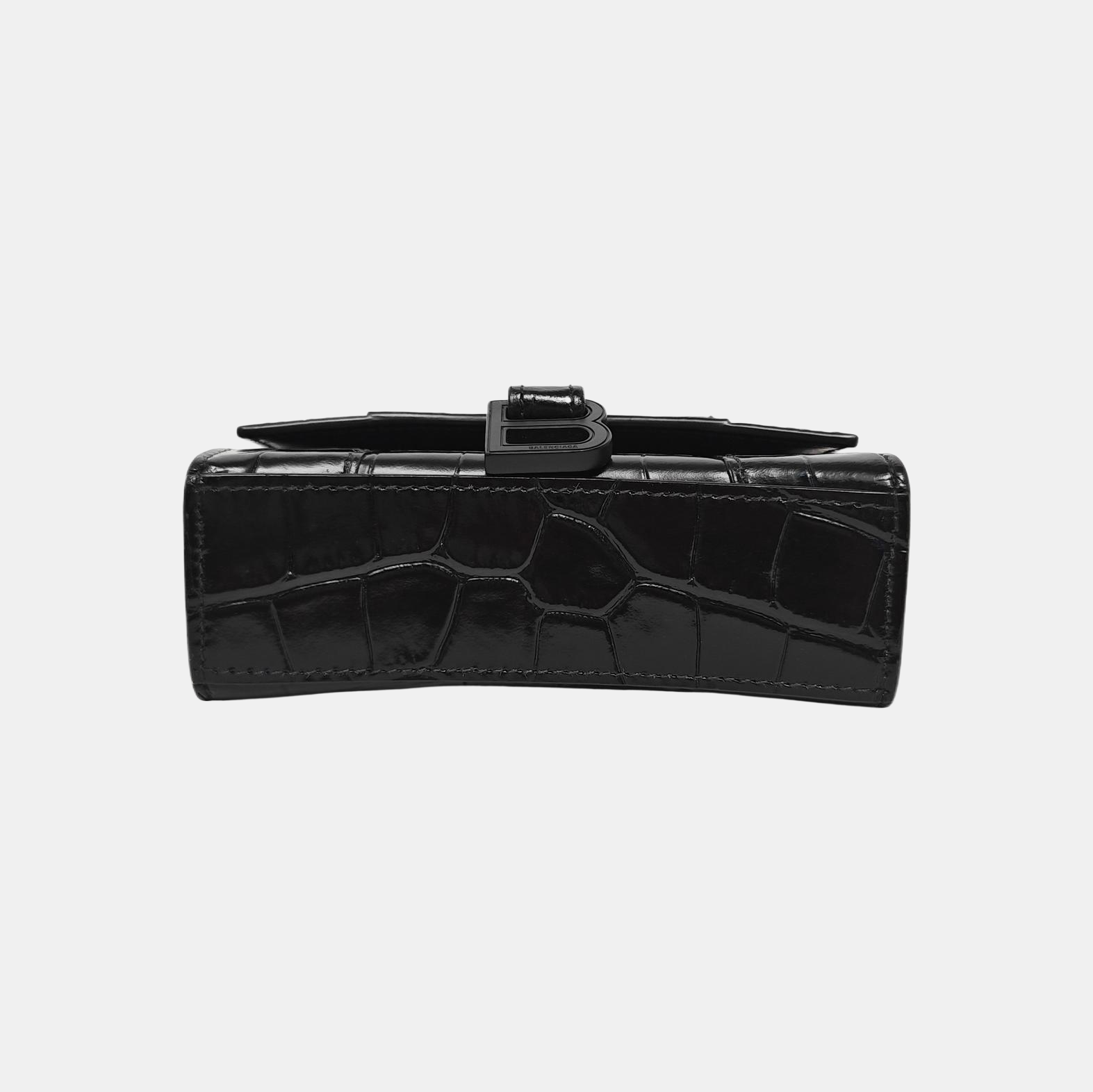 Hourglass Mini Calfskin Black