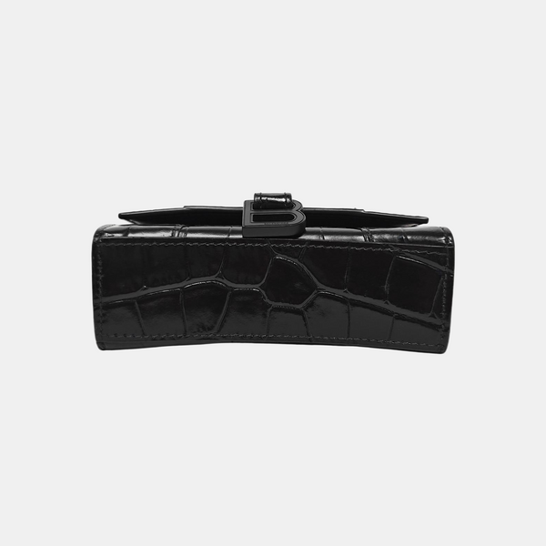 Hourglass Mini Calfskin Black