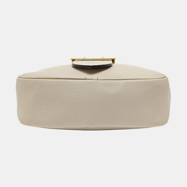 Buckle Calfskin Beige
