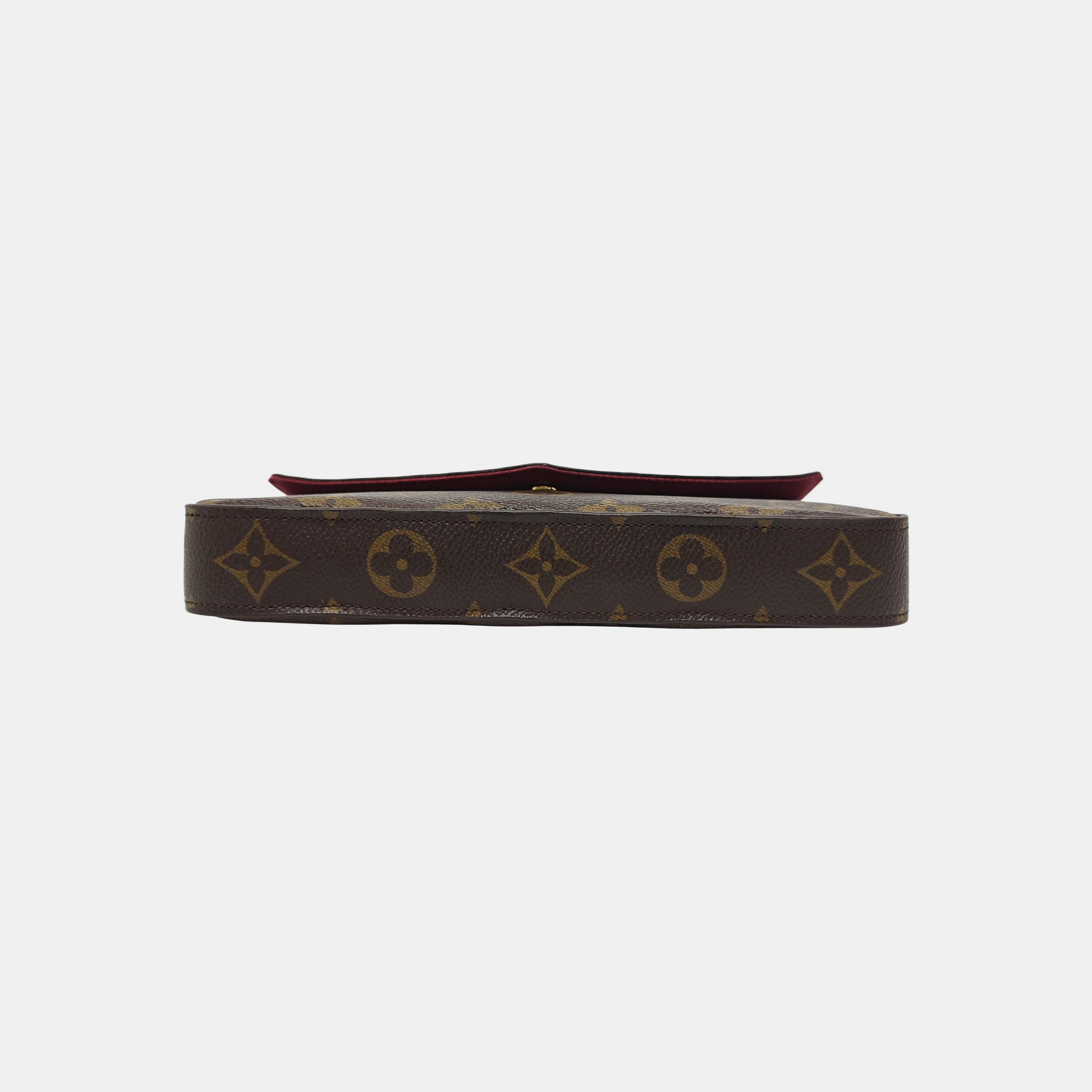 FÉLICIE Monogram Coated Canvas Brown