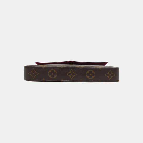 FÉLICIE Monogram Coated Canvas Brown