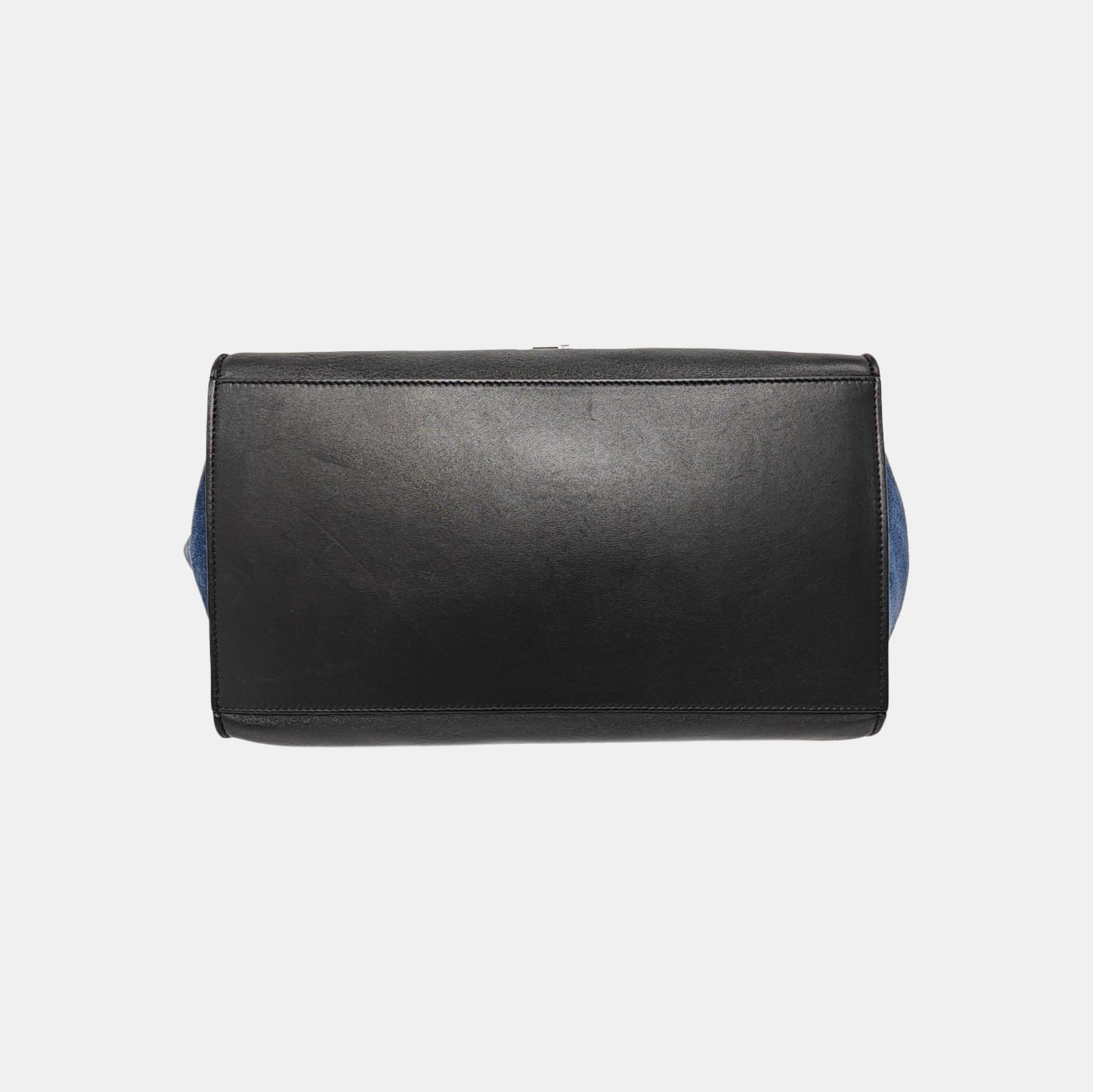 TRAPEZE Medium Calfskin Black