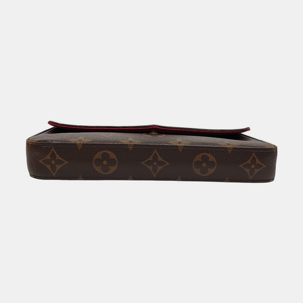 FÉLICIE Monogram Coated Canvas Brown