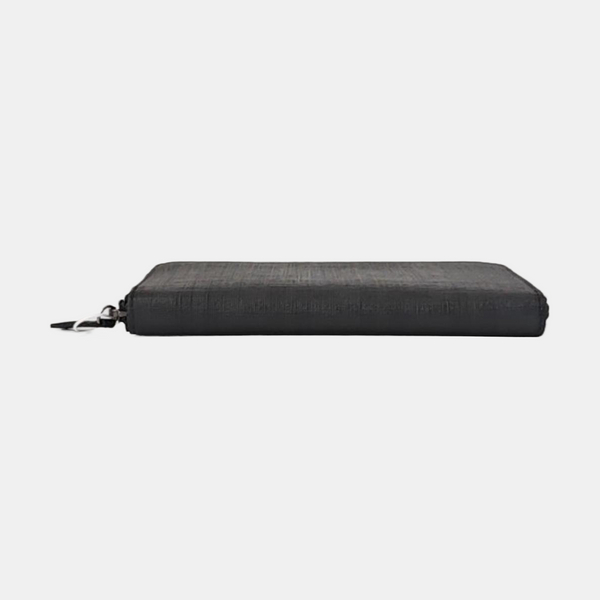 Coated Canvas Wallet Black