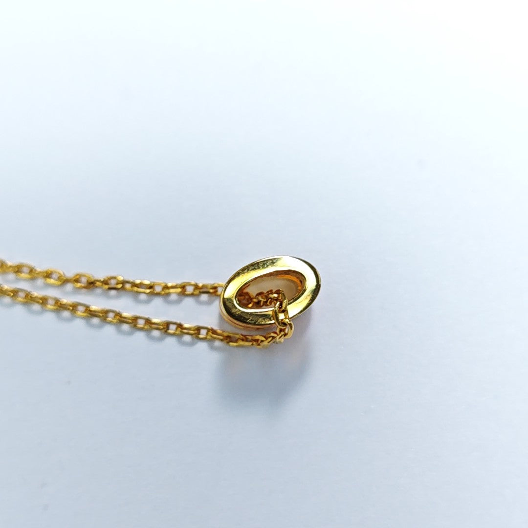 Pop H Metal Gold Necklace