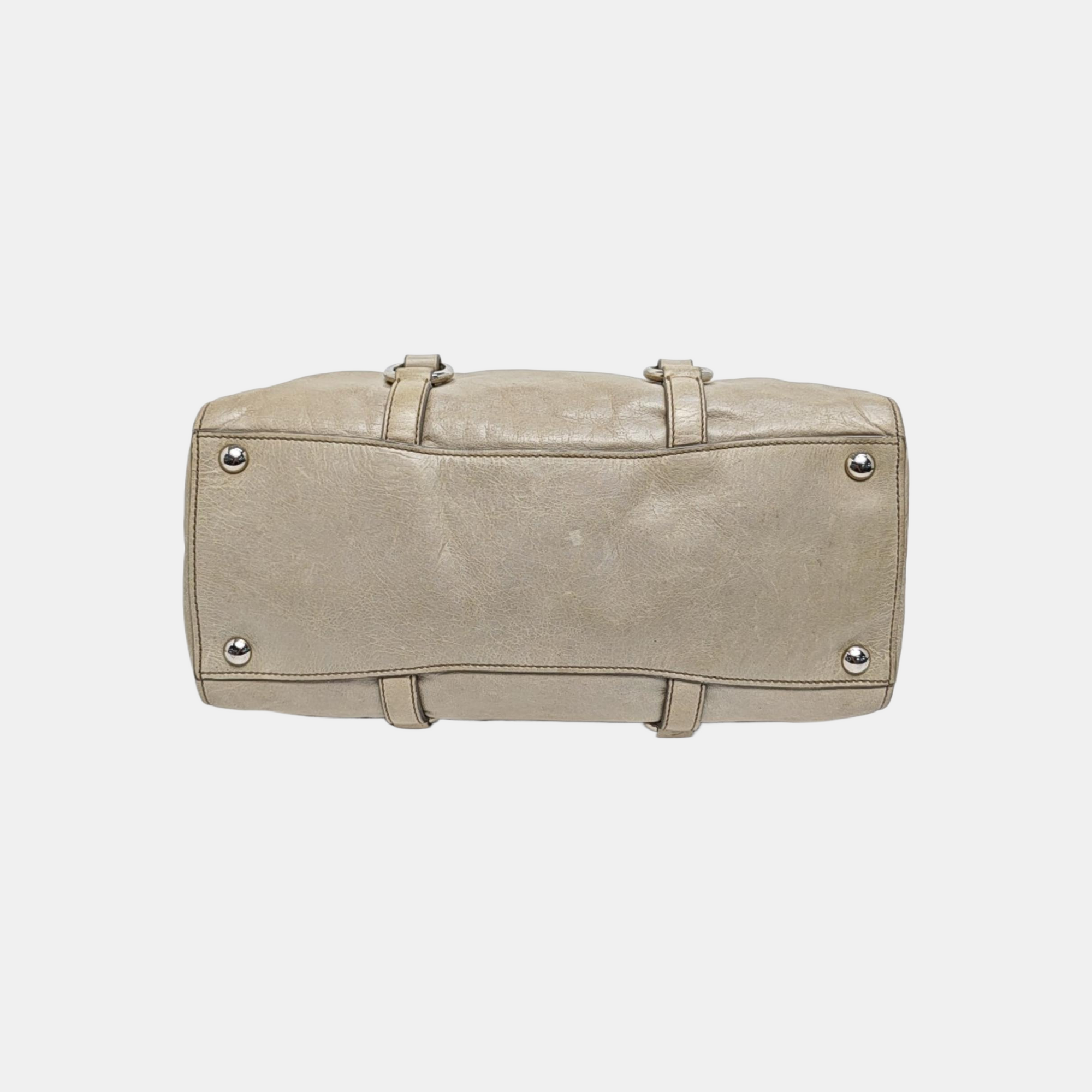 Shoulder Strap Calfskin Gray
