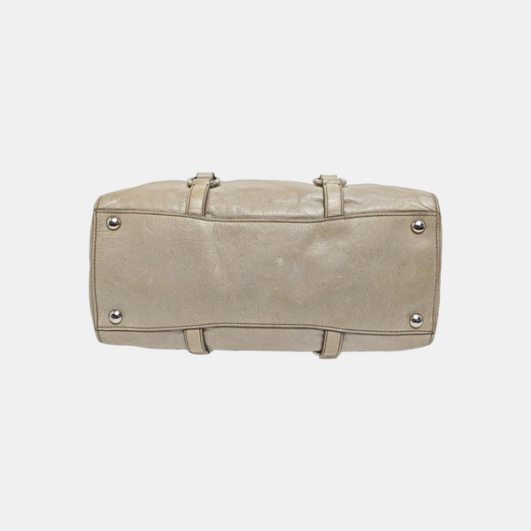 Shoulder Strap Calfskin Gray