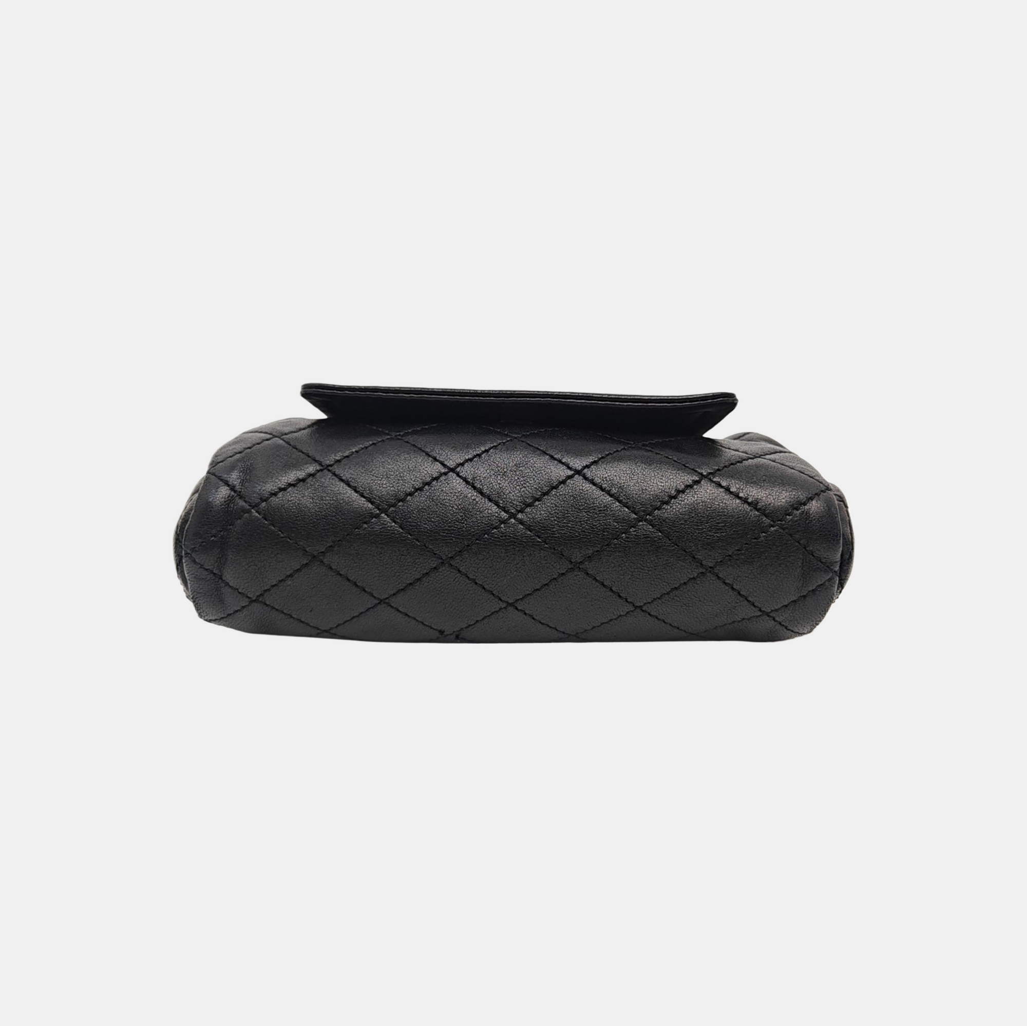NOLITA Mini Quilted Lambskin Black