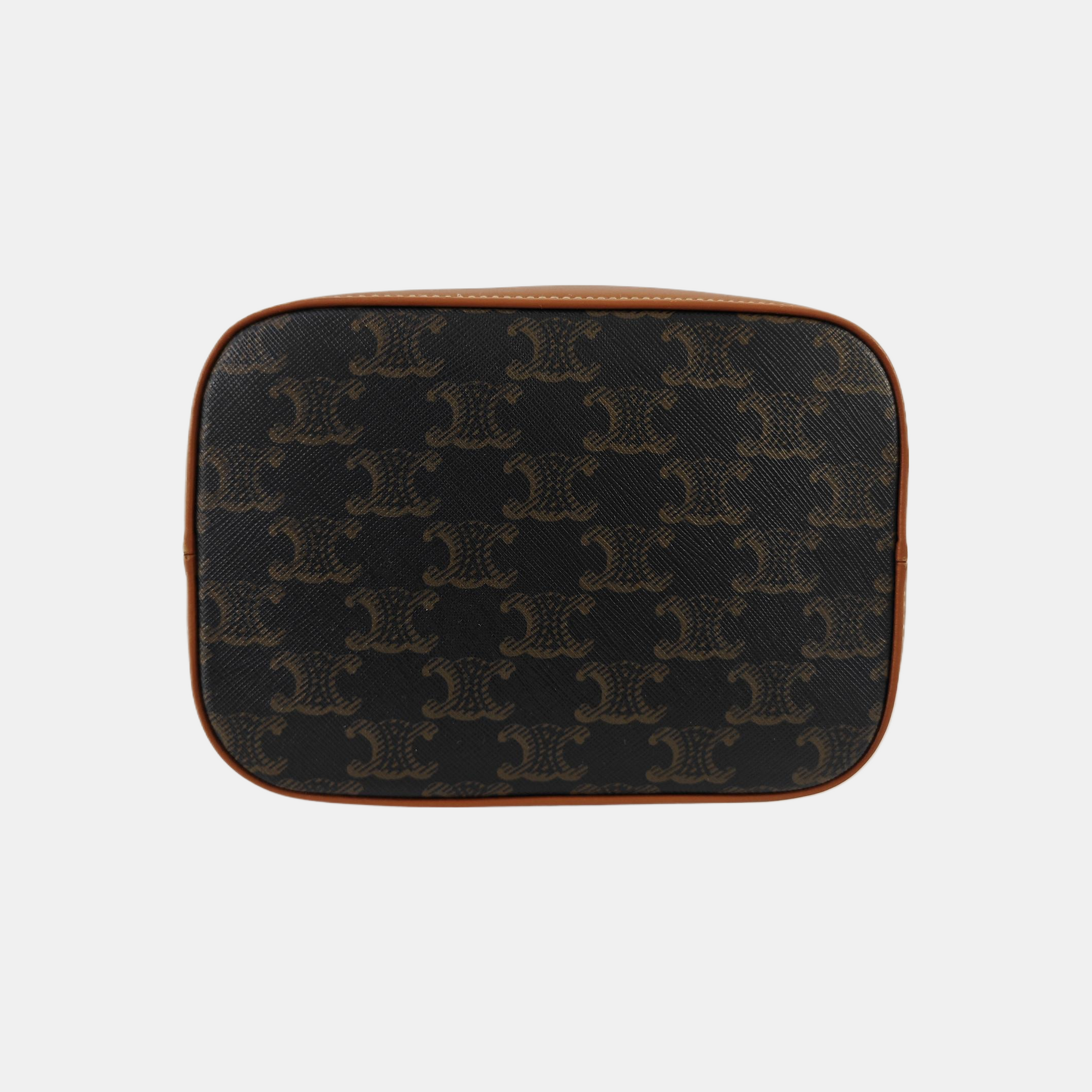 TRIOMPHE CANVAS Small Coated Canvas Brown