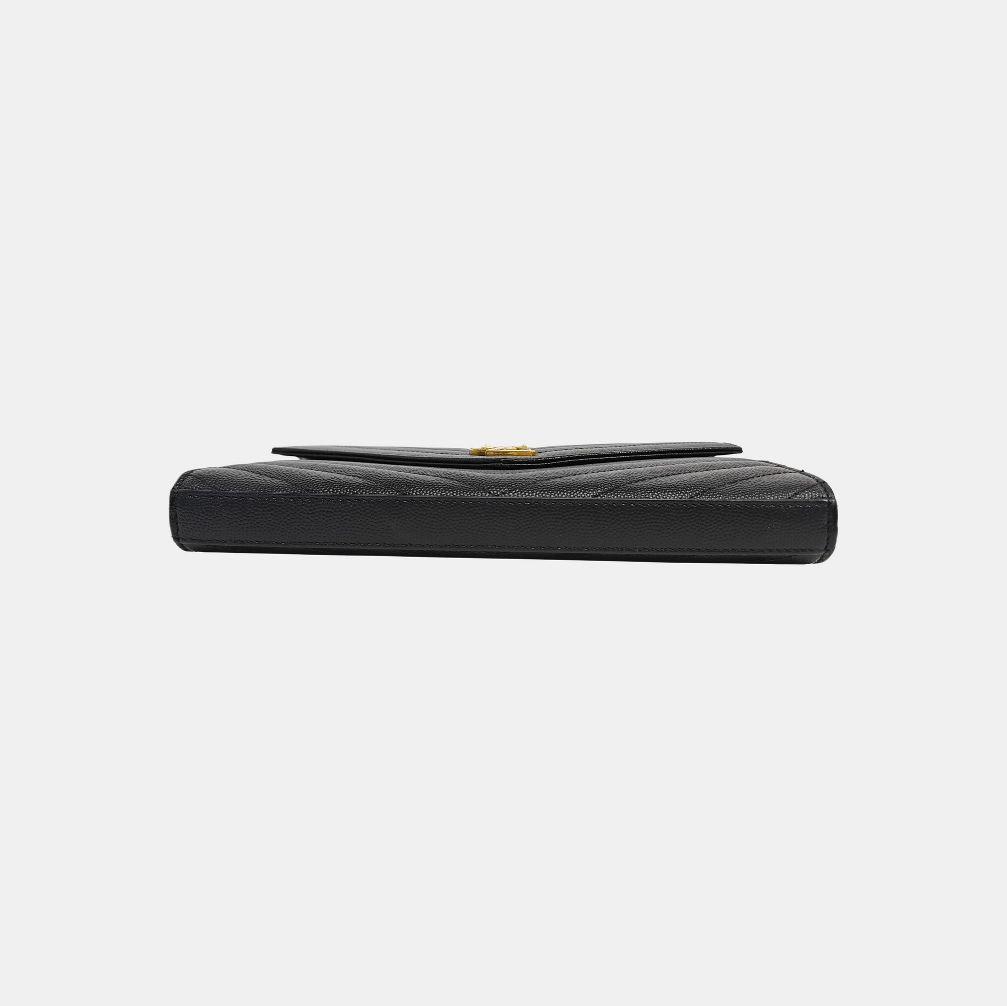 MONOGRAM Medium Chevron Calfskin Black