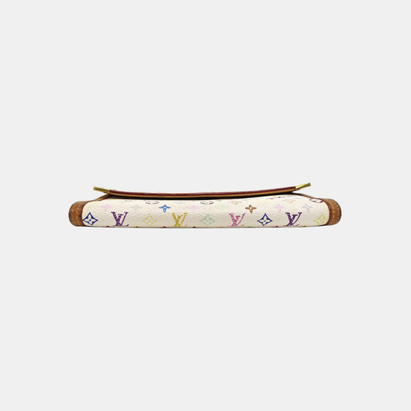 LV × TM INTERNATIONAL Monogram Coated Canvas White Wallet