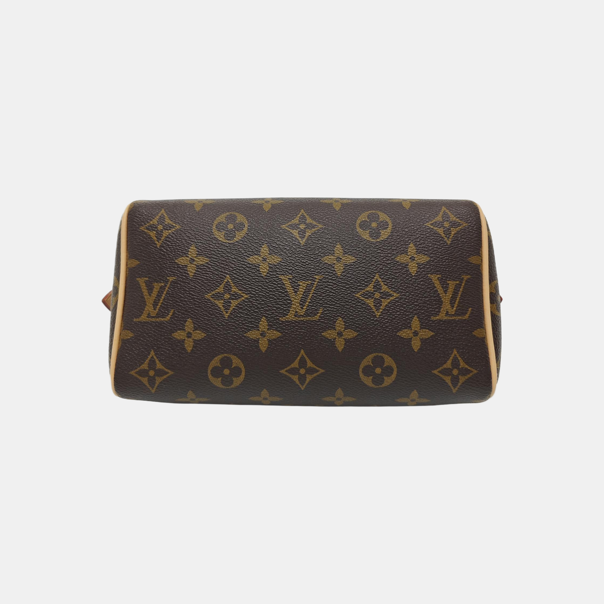SPEEDY 20 Monogram Coated Canvas Brown