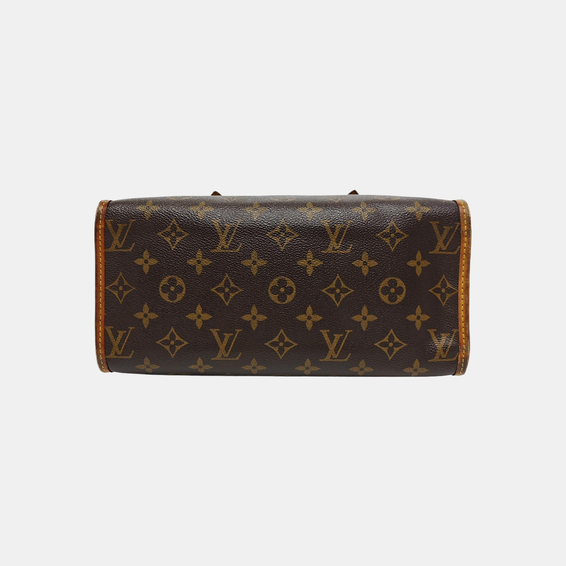 POPINCOURT Monogram Coated Canvas Brown