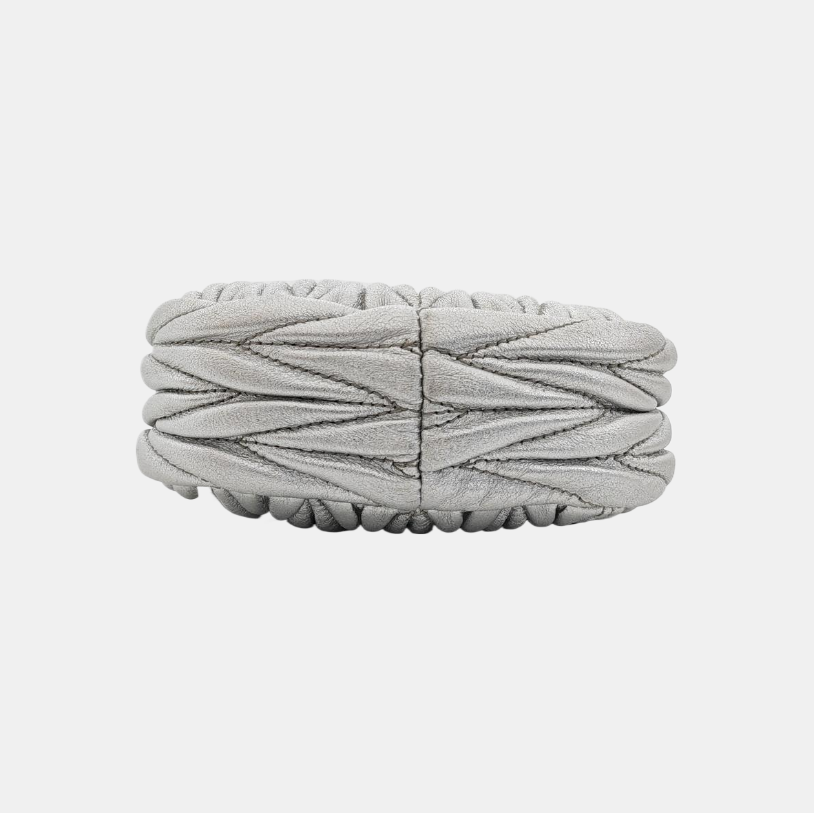 Wander Matelassé Super Mini Quilted Lambskin Silver