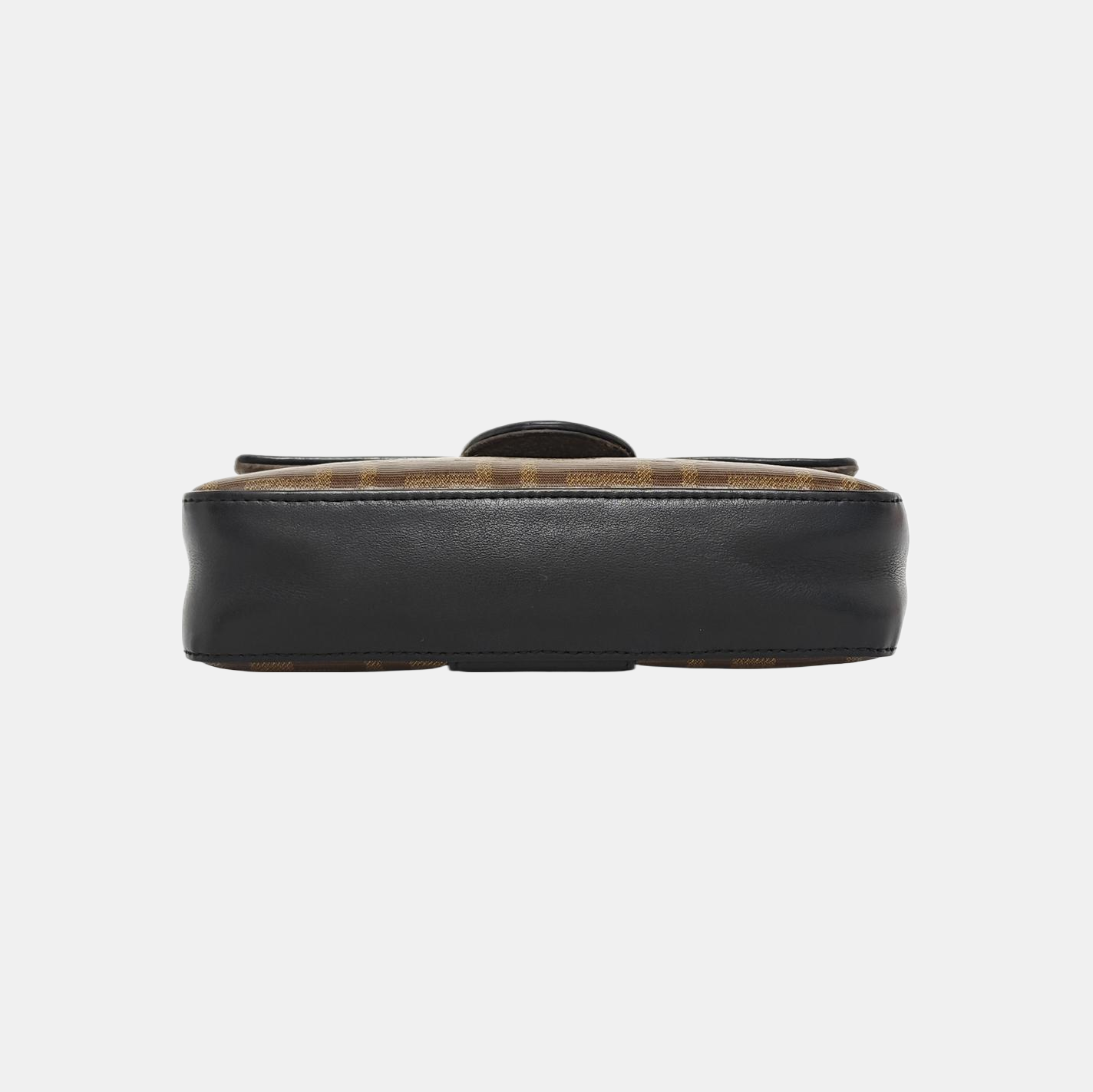 Double F Small Coated Canvas Brown