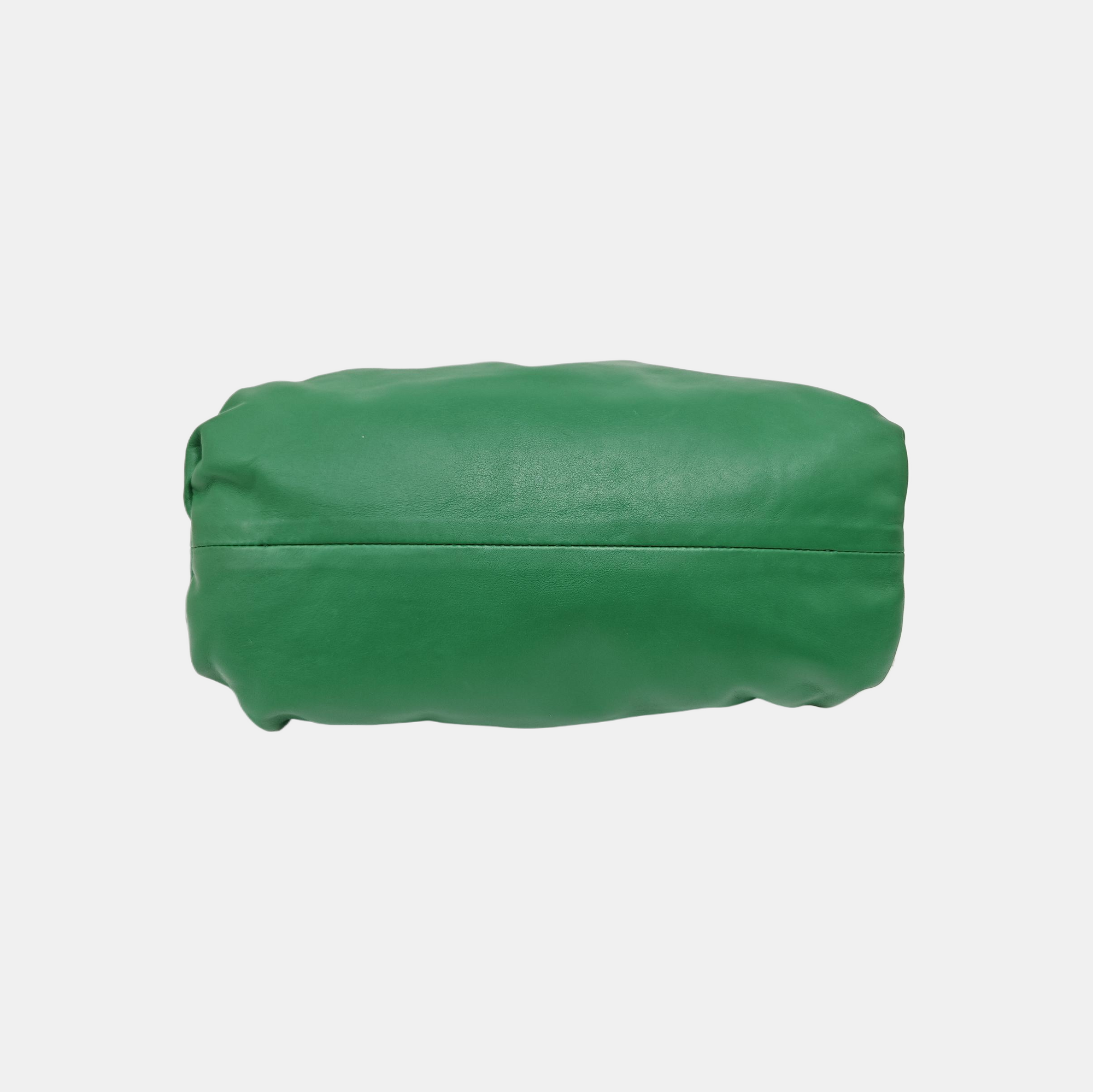 The Pouch Mini Calfskin Green